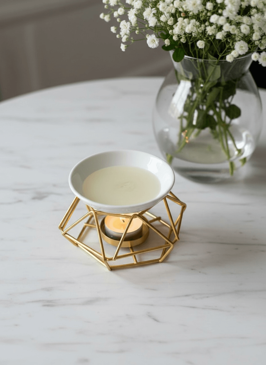 Gold & White