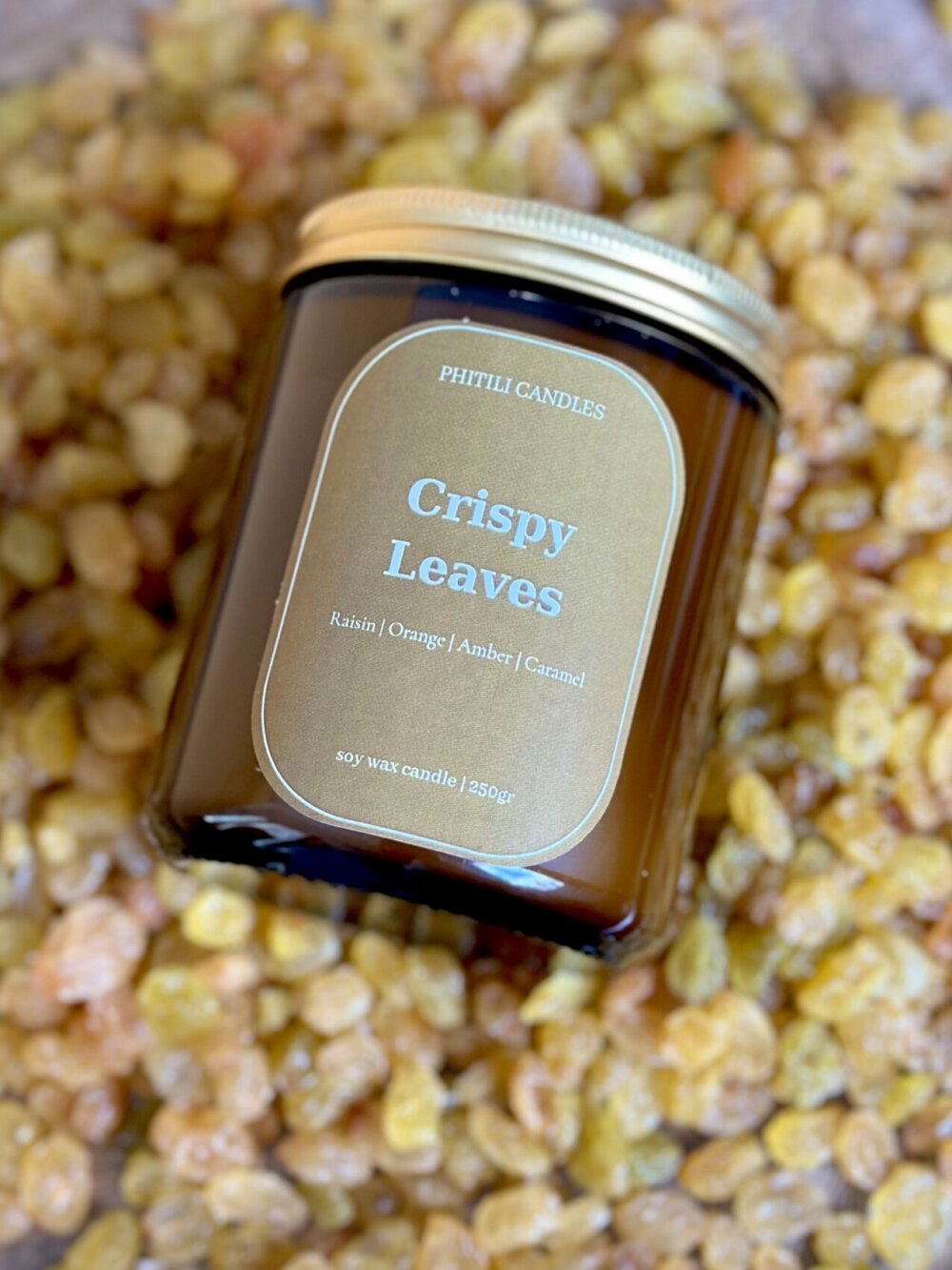 Crispy Leaves candle
