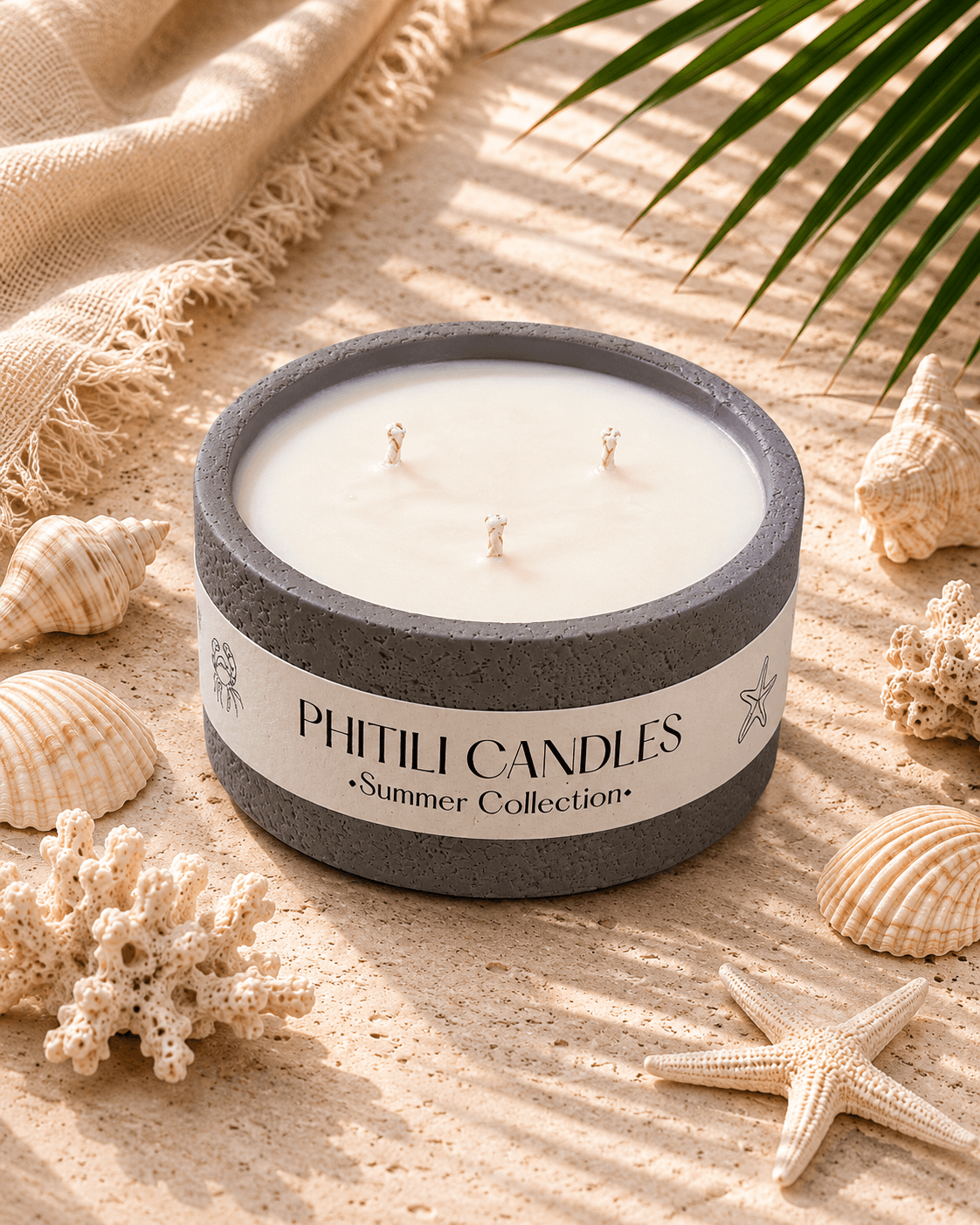 Pebble candle 220gr