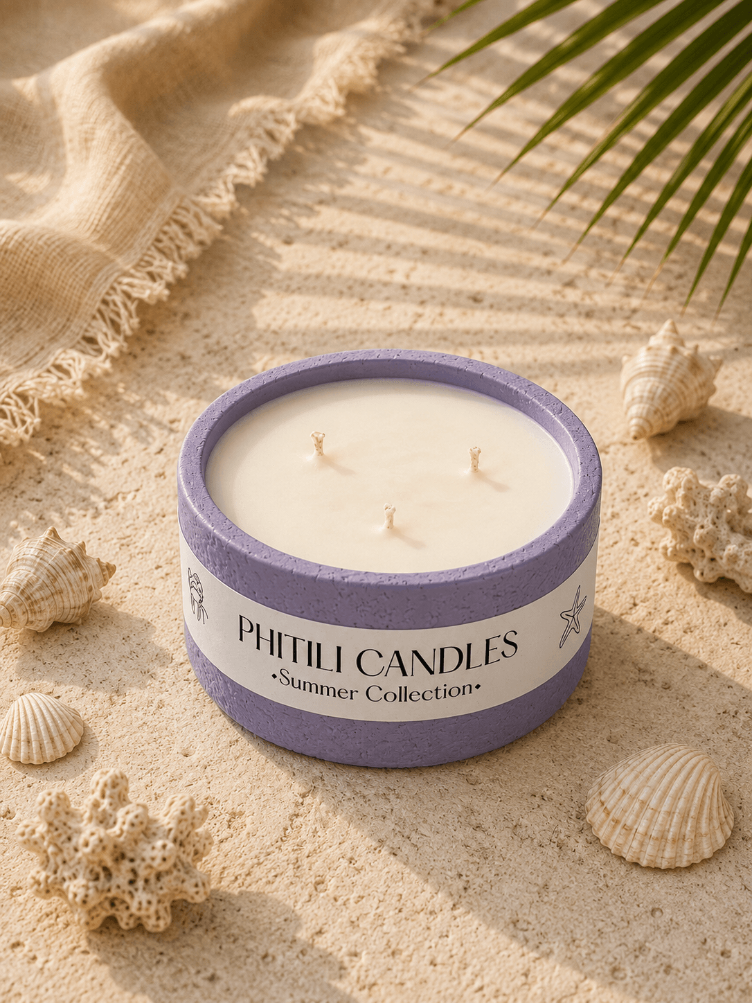 Llilac candle 220gr